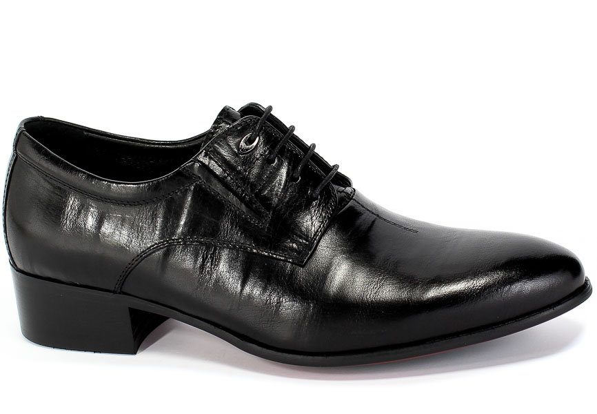 Półbuty Brooman John Doubare YGC-Z179-317-1 Black Czarny Skóra