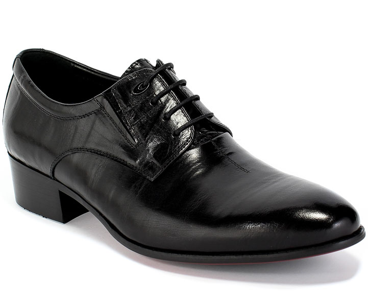 Półbuty Brooman John Doubare YGC-Z179-317-1 Black Czarny Skóra