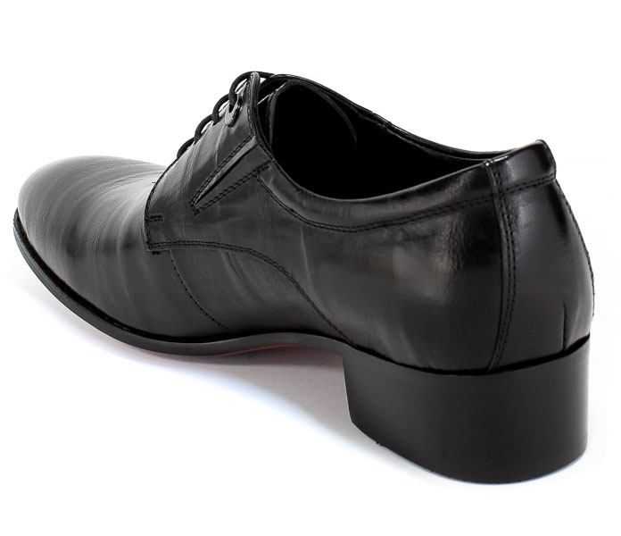 Półbuty Brooman John Doubare YGC-Z179-317-1 Black Czarny Skóra