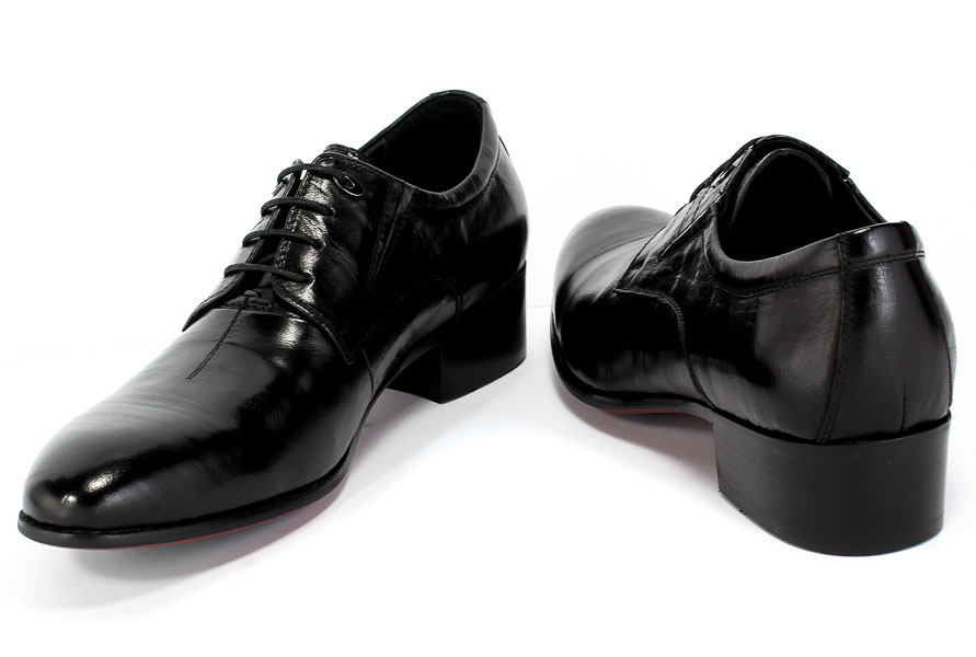 Półbuty Brooman John Doubare YGC-Z179-317-1 Black Czarny Skóra