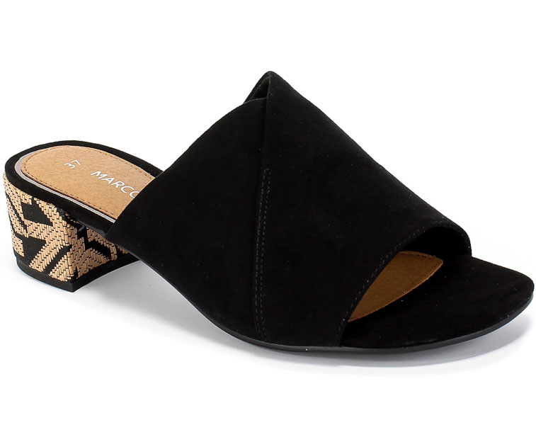 Klapki Marco Tozzi 2-27227-24 098 Black Comb Czarny