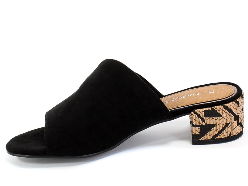 Klapki Marco Tozzi 2-27227-24 098 Black Comb Czarny