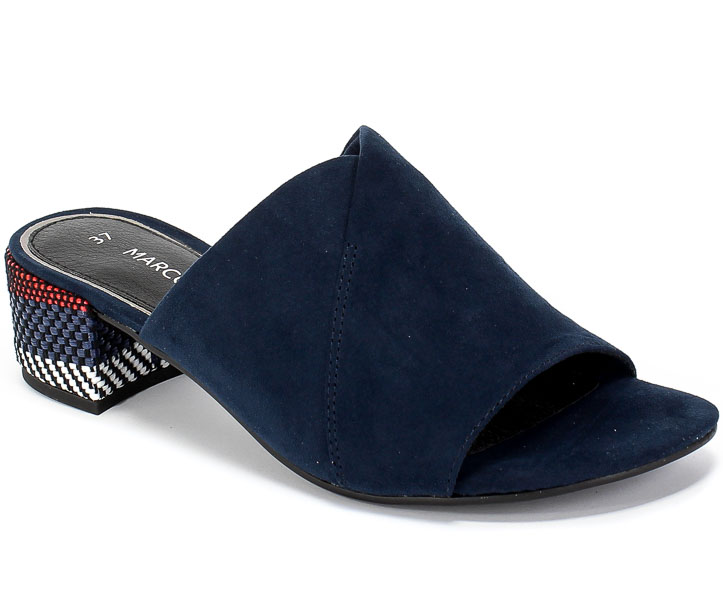 Klapki Marco Tozzi 2-27227-24 890 Navy Comb Granat