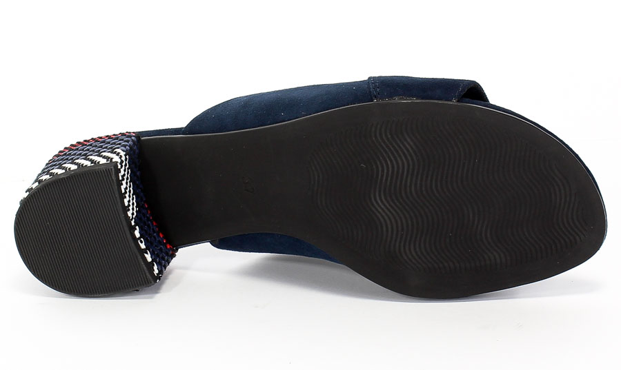Klapki Marco Tozzi 2-27227-24 890 Navy Comb Granat