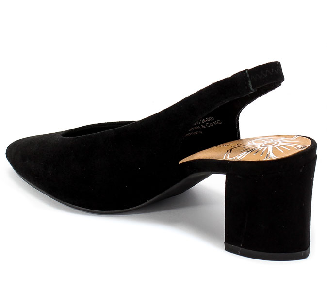 Sandały Marco Tozzi 2-29605-24 001 Black Czarny Skóra