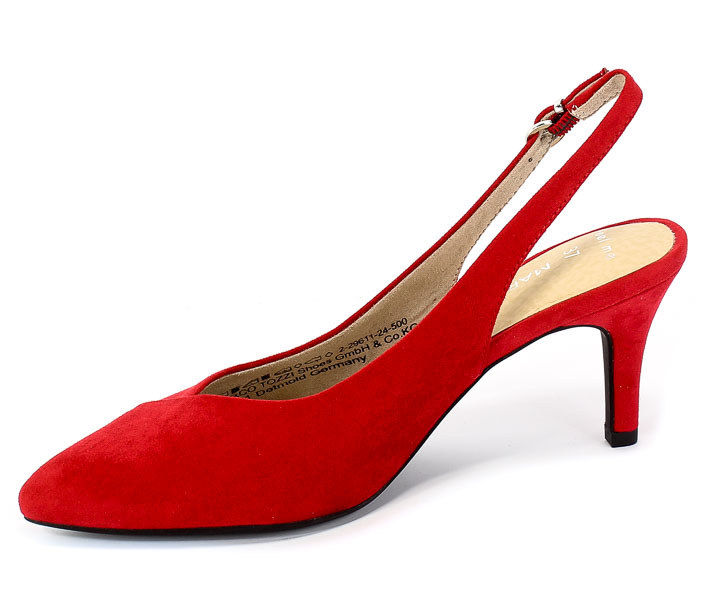 Sandały Marco Tozzi 2-29611-24 500 Red Czerwony