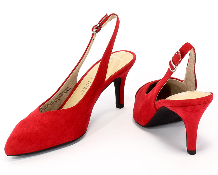 Sandały Marco Tozzi 2-29611-24 500 Red Czerwony