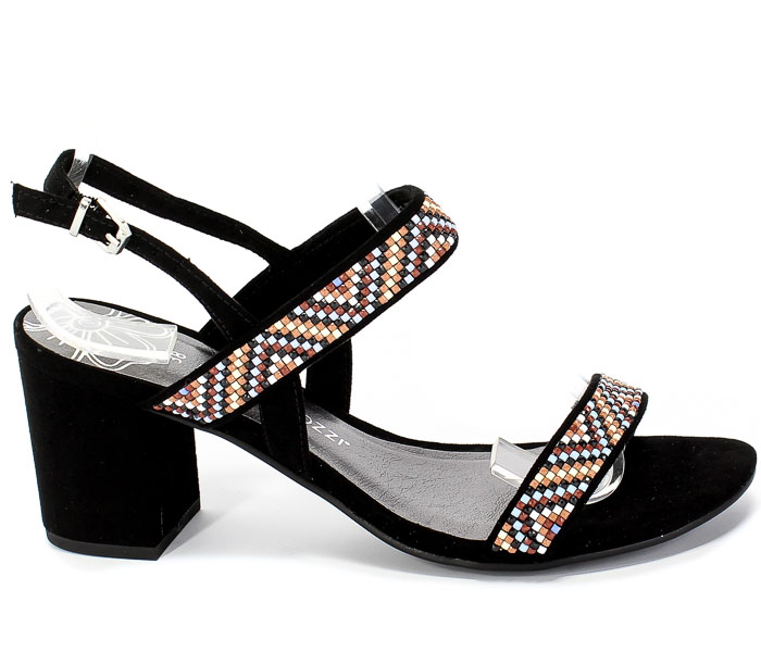 Sandały Marco Tozzi 2-28381-24 098 Black Comb Czarny
