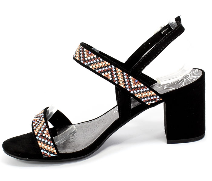 Sandały Marco Tozzi 2-28381-24 098 Black Comb Czarny
