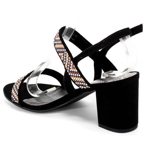 Sandały Marco Tozzi 2-28381-24 098 Black Comb Czarny