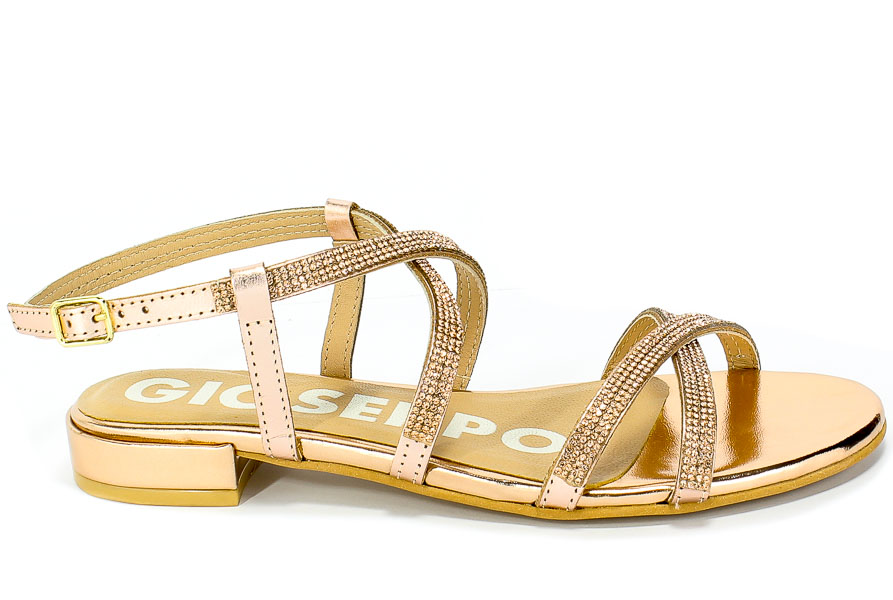 Sandały GiosEppo 58299 Rose Gold Skóra