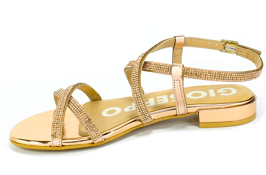 Sandały GiosEppo 58299 Rose Gold Skóra