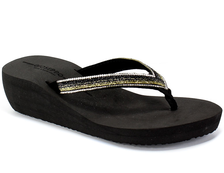 Klapki GiosEppo 59663 Black Czarny