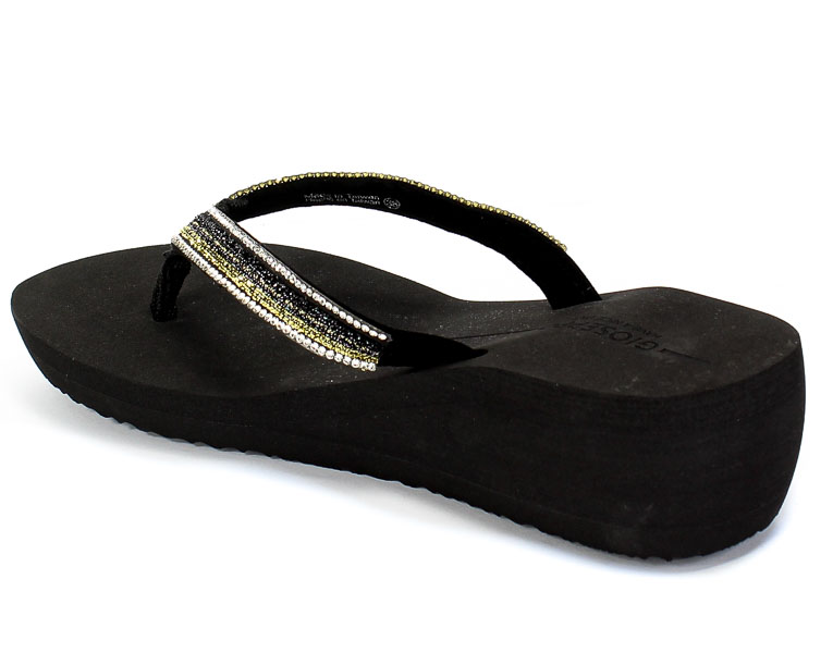 Klapki GiosEppo 59663 Black Czarny