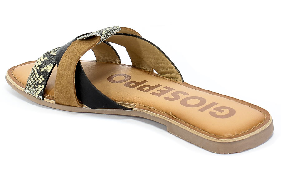 Klapki GiosEppo 58570 Multicolor Skóra