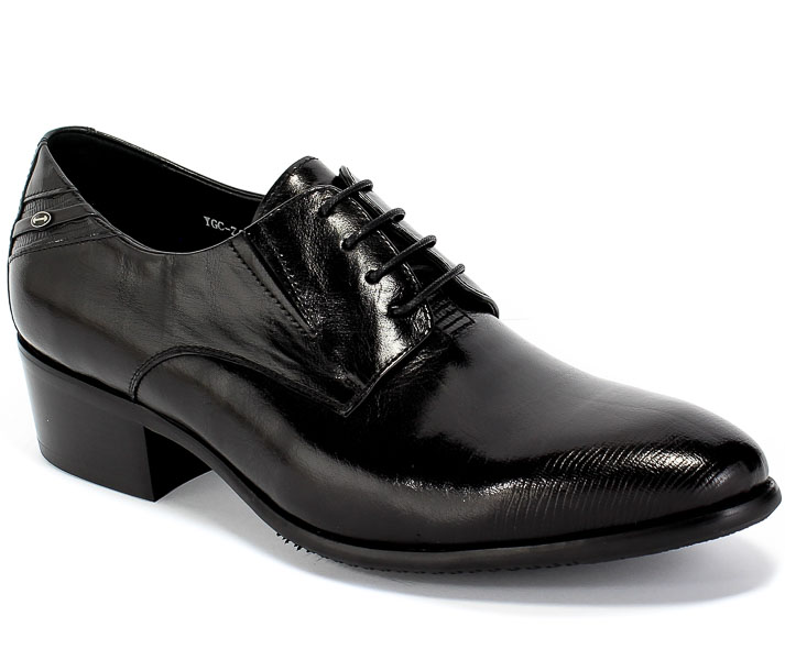 Półbuty Brooman John Doubare YGC-Z179-315-1 Black Czarny Skóra