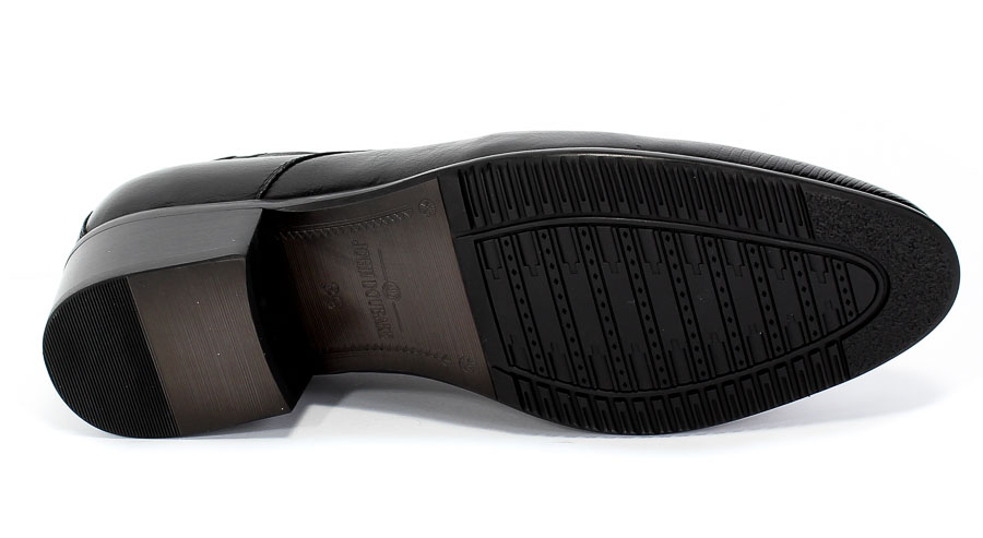 Półbuty Brooman John Doubare YGC-Z179-315-1 Black Czarny Skóra