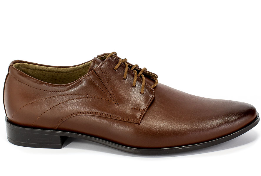 Półbuty Lukas 256 Br Brązowy Skóra