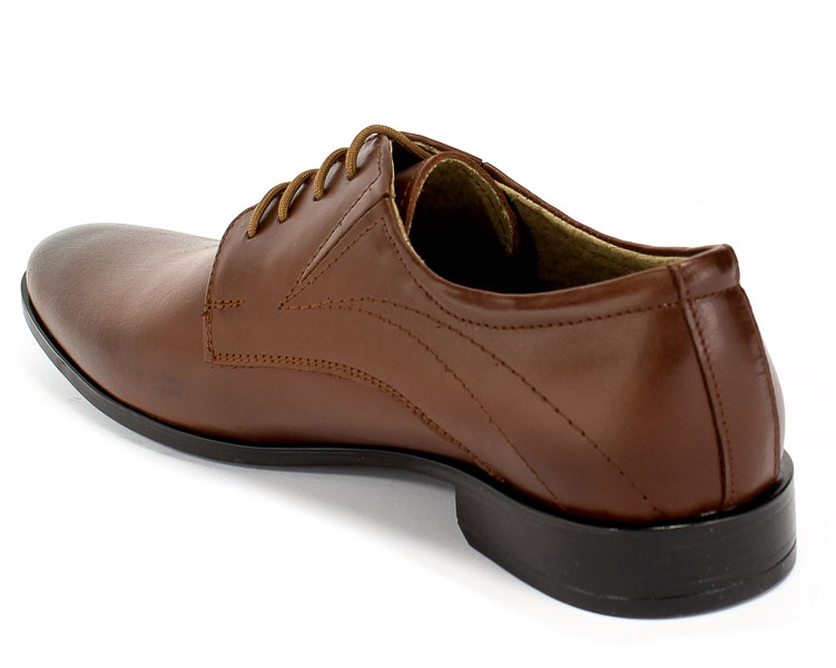 Półbuty Lukas 256 Br Brązowy Skóra