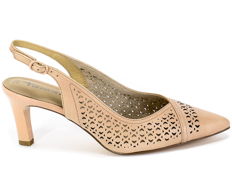 Sandały Tamaris 1-29610-24 521 Rose Róż Skóra