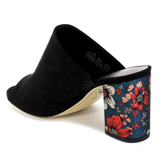 Klapki Tamaris 1-27278-24 074 Black Flower Czarny