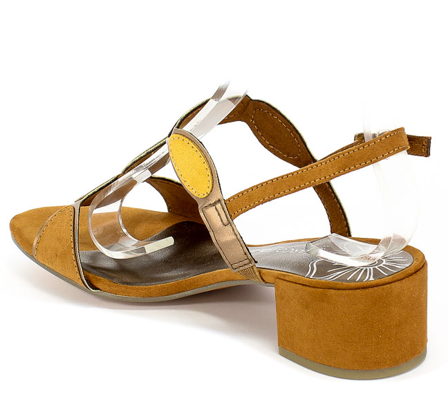 Sandały Marco Tozzi 2-28230-34 392 Cognac Comb Brąz