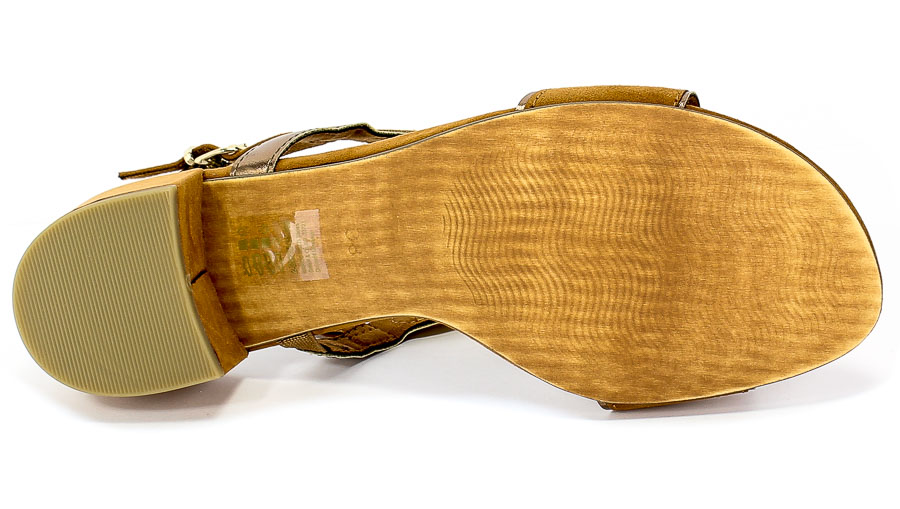 Sandały Marco Tozzi 2-28230-34 392 Cognac Comb Brąz