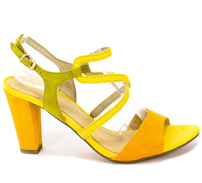 Sandały Marco Tozzi 2-28350-24 614 Yellow Comb Żółty
