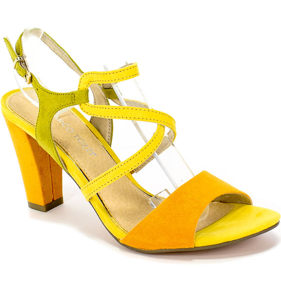 Sandały Marco Tozzi 2-28350-24 614 Yellow Comb Żółty