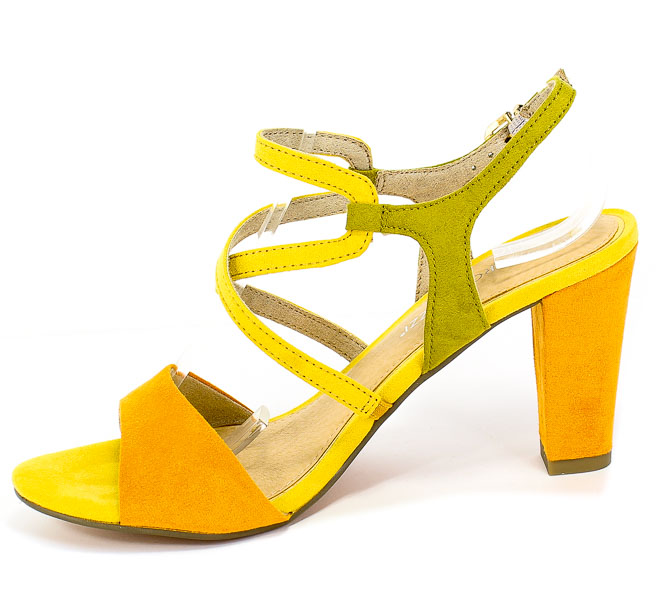 Sandały Marco Tozzi 2-28350-24 614 Yellow Comb Żółty