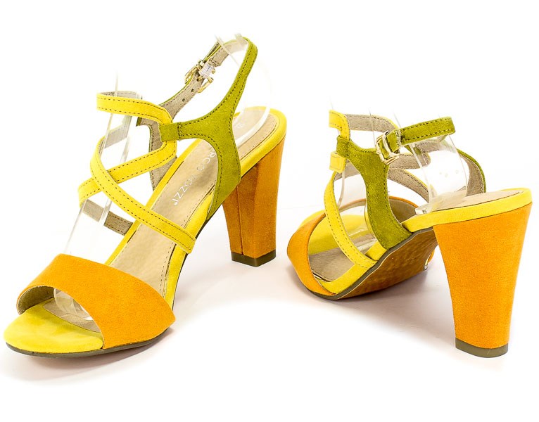 Sandały Marco Tozzi 2-28350-24 614 Yellow Comb Żółty