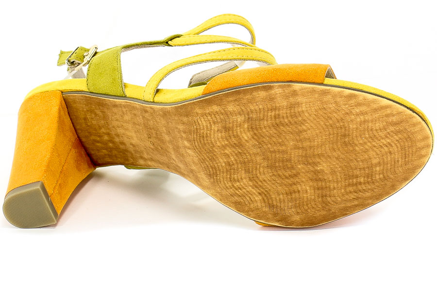 Sandały Marco Tozzi 2-28350-24 614 Yellow Comb Żółty