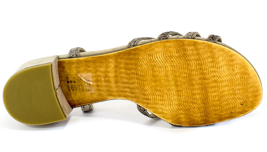 Sandały Marco Tozzi 2-28201-24 344 Taupe Comb Szary