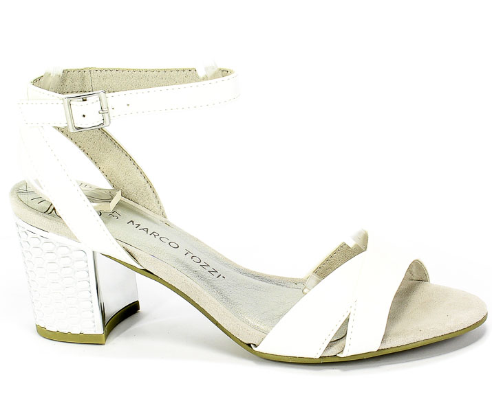 Sandały Marco Tozzi 2-28313-24 100 White Biały