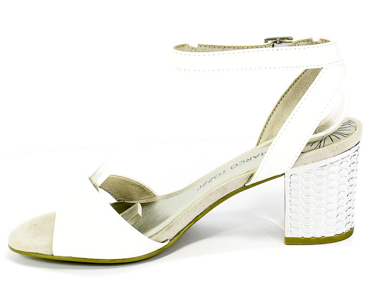 Sandały Marco Tozzi 2-28313-24 100 White Biały