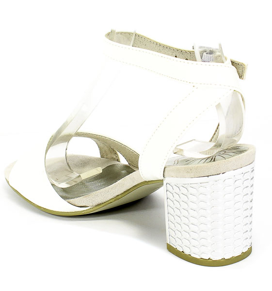Sandały Marco Tozzi 2-28313-24 100 White Biały