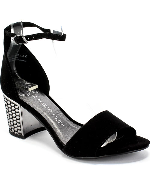 Sandały Marco Tozzi 2-28320-24 001 Black Czarny