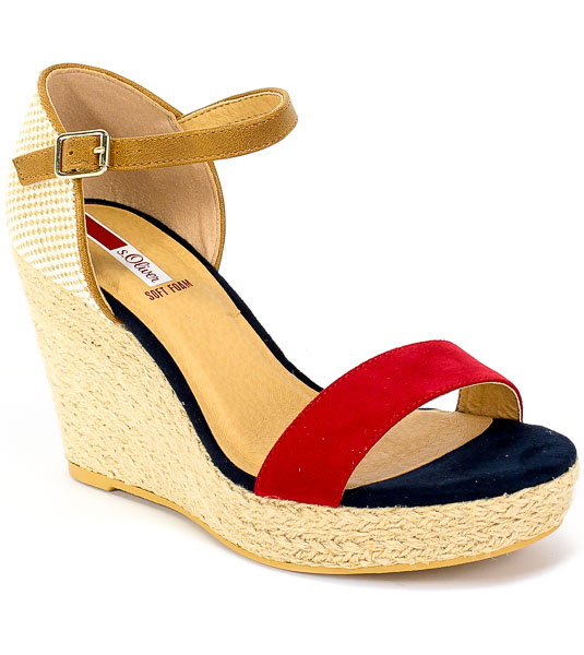 Sandały S.Oliver 5-28315-24 521 Red Comb