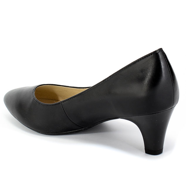 Czółenka Caprice 9-22401-24 022 Black Nappa Czarny Skóra