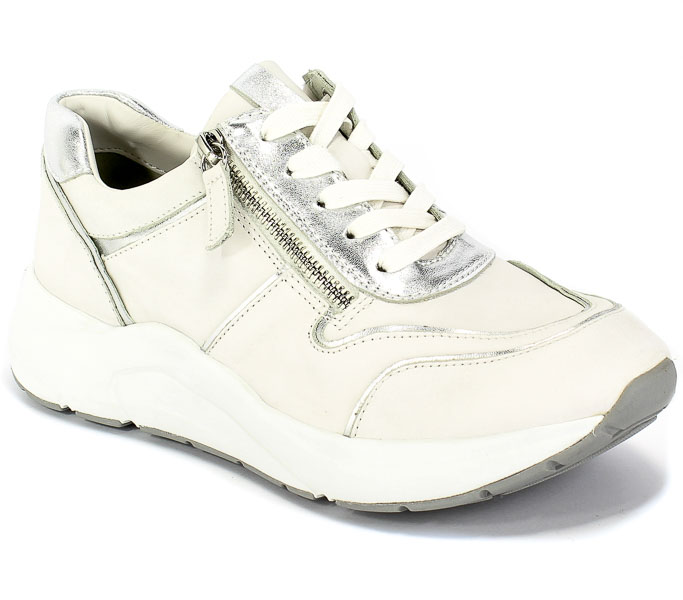 Półbuty Caprice 9-23704-24 191 White/Silver Skóra