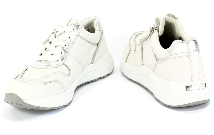Półbuty Caprice 9-23704-24 191 White/Silver Skóra