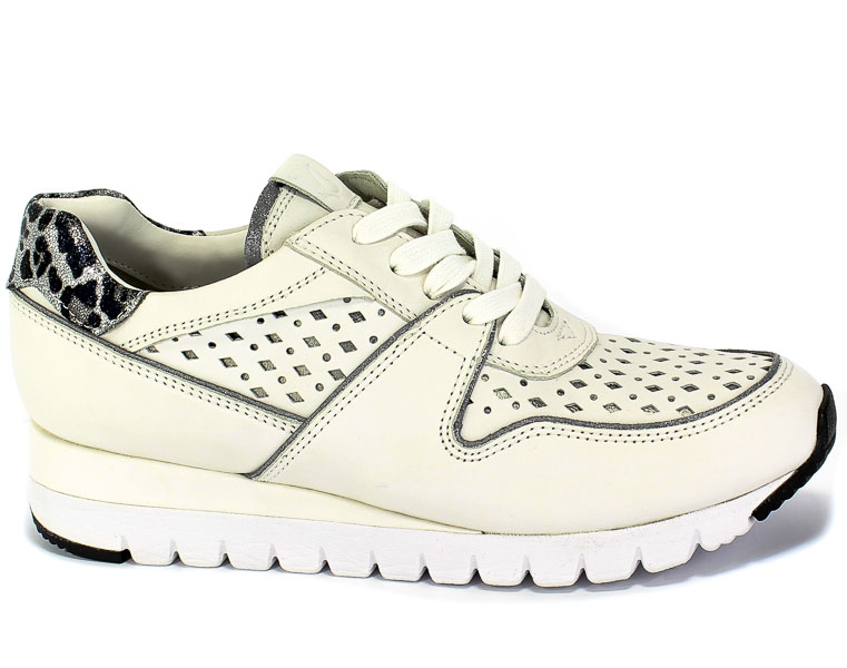 Półbuty Letnie Caprice 9-23502-24 194 White/Leo Biały Skóra