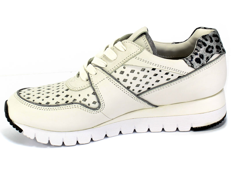Półbuty Letnie Caprice 9-23502-24 194 White/Leo Biały Skóra