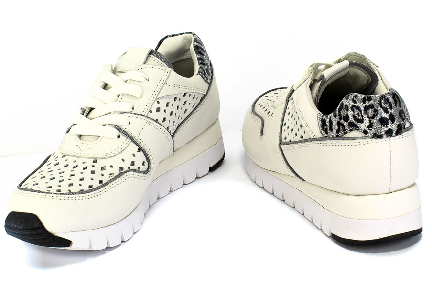 Półbuty Letnie Caprice 9-23502-24 194 White/Leo Biały Skóra