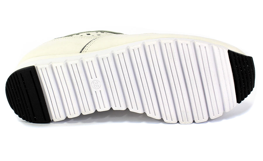 Półbuty Letnie Caprice 9-23502-24 194 White/Leo Biały Skóra