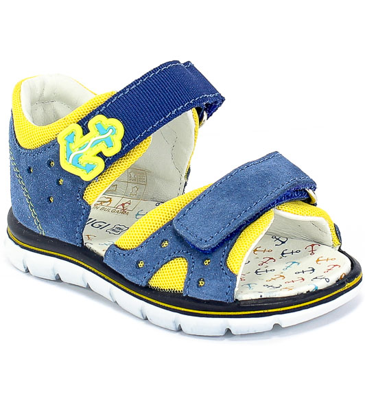 Sandały Primigi 5367511 Scamosc./Rete/Bluett r.18-26