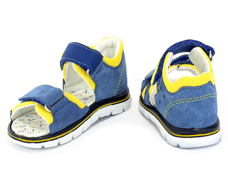 Sandały Primigi 5367511 Scamosc./Rete/Bluett r.18-26