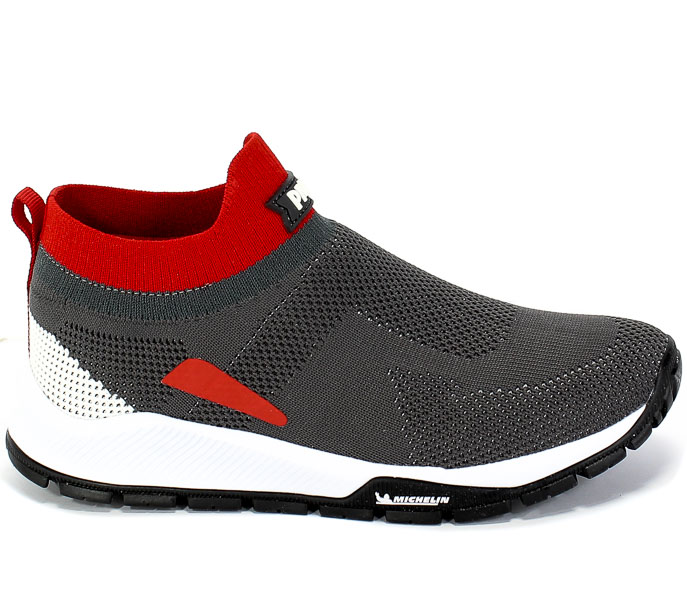 Półbuty Primigi 5440933 T.Knit/Grigio-Rosso r.28-33