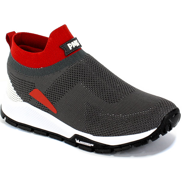 Półbuty Primigi 5440933 T.Knit/Grigio-Rosso r.28-33
