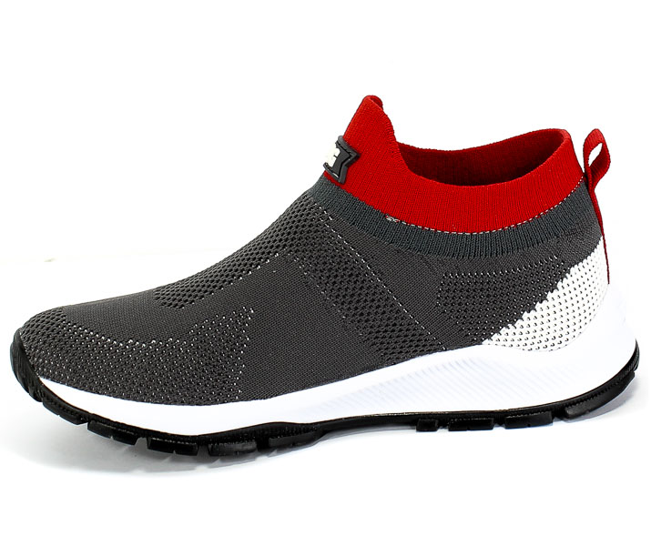 Półbuty Primigi 5440933 T.Knit/Grigio-Rosso r.28-33